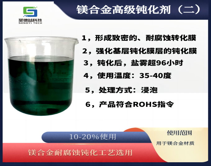 鎂合金耐腐蝕二次鈍化劑